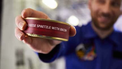 ISS-Astronautennahrung bei Lufthansa