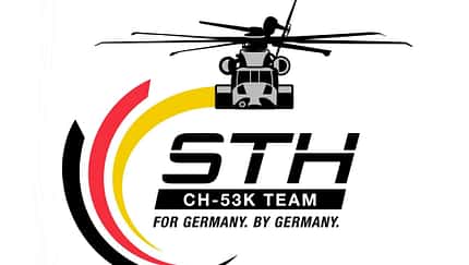 CH-53K mit Teamauftritt auf der ILA