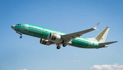 Boeing "Flyaway" der ersten BBJ MAX 8