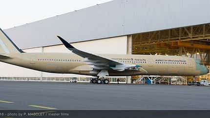 Erste A350-900 ULR ist endmontiert