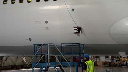 Roboter für die Flugzeugwartung