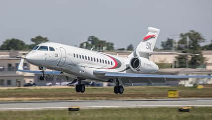 Dassault Falcon 5X absolviert Erstflug