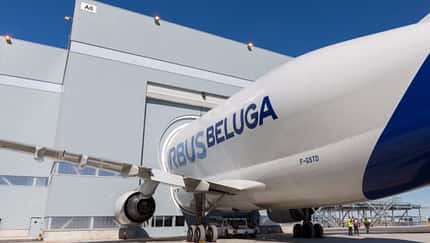 Airbus öffnet Beluga-Wartungshangar in Getafe