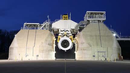 Testläufe mit dem GE9X gestartet