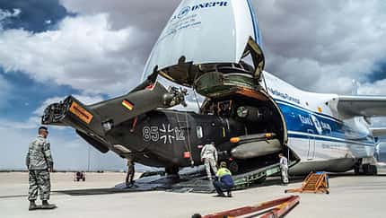 CH-53 für Übung in den USA 