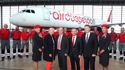 airberlin enthüllt "airdüsseldorf"-Jet