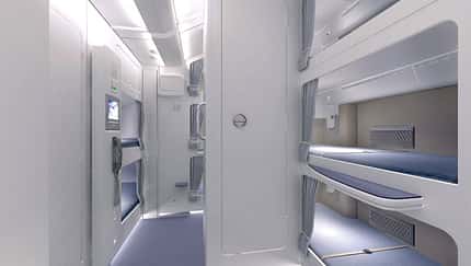 Wie auf Wolken gebettet - Cabin Crew Rest Compartments