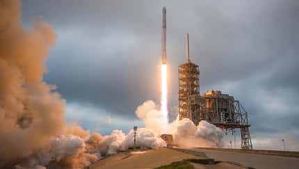 Erster kommerzieller Start vom Launch Complex 39A