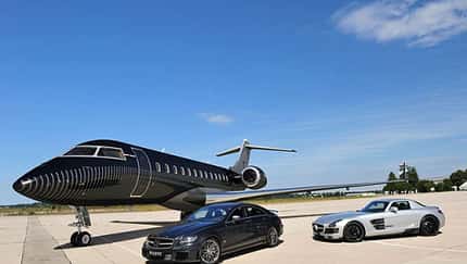 BMW trifft Boeing: Automobile Formen in der Flugzeugkabine