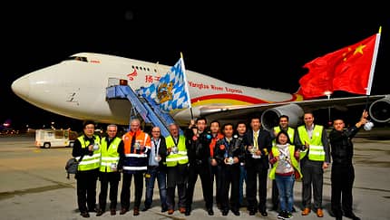 Yangtze River Express: Erstflug nach München