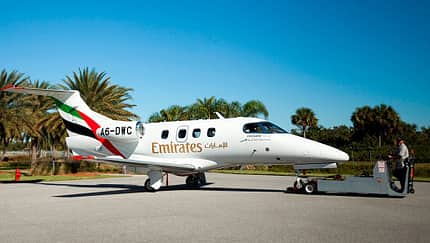 Emirates Flight Training Academy erhält ihre erste Phenom 100EV