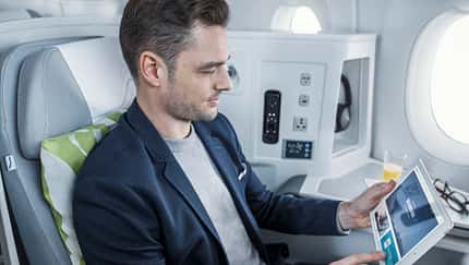 Finnair wiegt ihre Passagiere