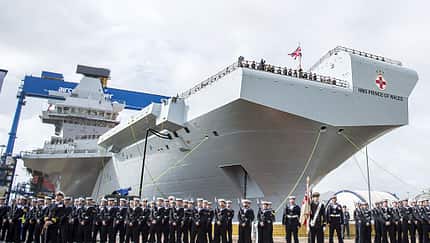 HMS Prince of Wales getauft
