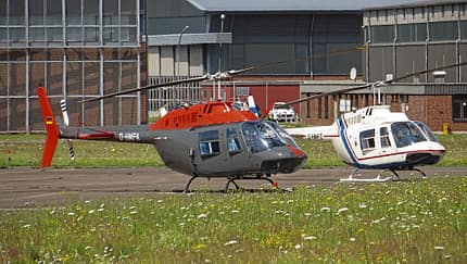 Heer trainiert mit Jet Ranger