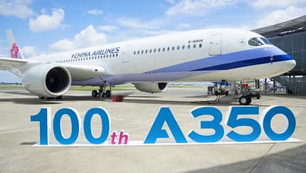 Airbus übergibt die 100. A350