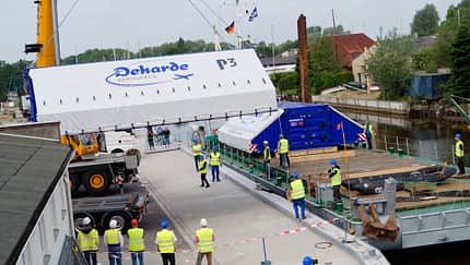 Flugzeugteile für Beluga XL werden verschifft