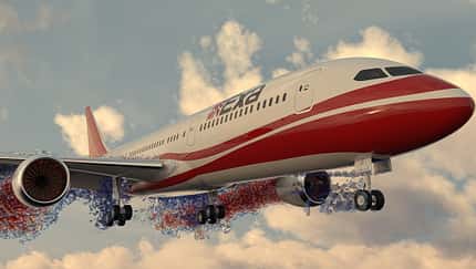 Computersimulation für leisere Flugzeuge