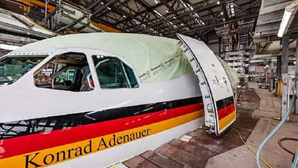 A340 der Flugbereitschaft wird auf den neuesten Stand gebracht
