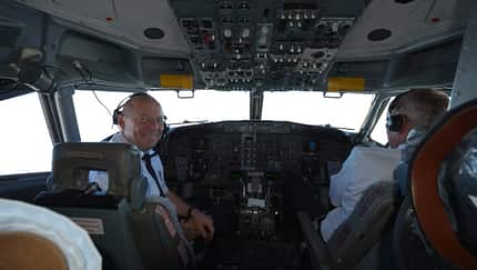 Lufthansa-737 auf dem Weg nach Florida