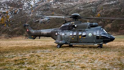 Super Puma am Gotthard verunglückt