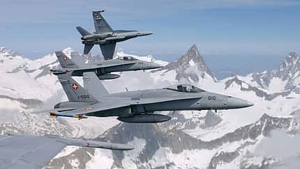 Verfügbarkeit der Schweizer F/A-18-Flotte reduziert