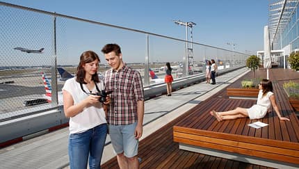 Besucherterrasse in Frankfurt wieder offen