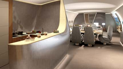 Airbus A350 mit Luxuskabine