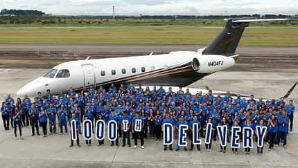 Auslieferung des 1000. Business-Jets