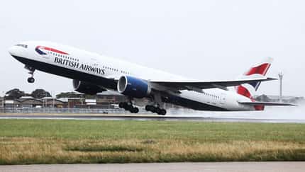 BA repariert Boeing 777-200ER aus Las Vegas