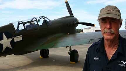 Einzige Curtiss TP-40N fliegt wieder