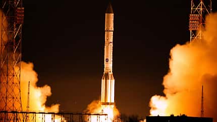 EDRS-A-Nutzlast mit Eutelsat 9B im All