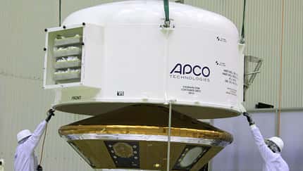 Schiaparelli wird in Baikonur ausgepackt