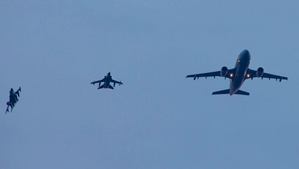 A310 MRTT der Luftwaffe fliegt erste Betankungsmission