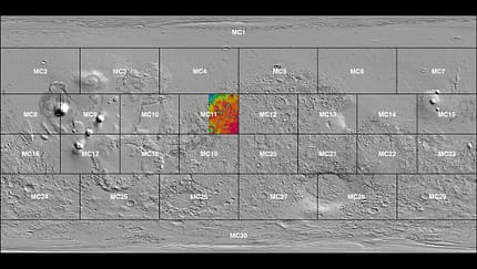 Der Mars im Großformat