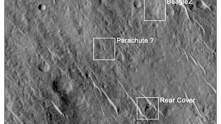 Landesonde Beagle 2 auf dem Mars entdeckt