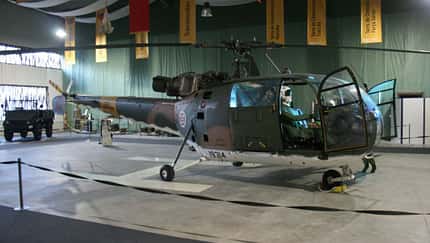 Alouette III erinnert an Kolonialkrieg