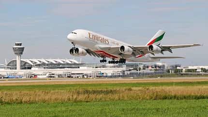 Emirates-A380 kehrt nach München zurück