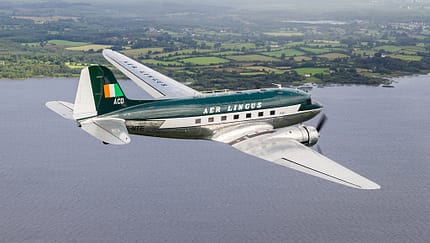 Aer Lingus DC-3 fliegt heute nach Irland