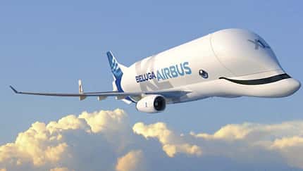 Erste Beluga XL wird lackiert
