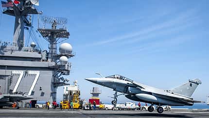 Französische Rafale auf der „Bush“
