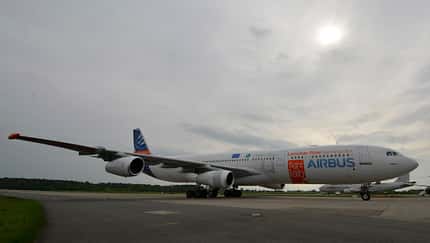 Airbus zeigt A340-Forschungsflugzeug auf der ILA