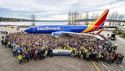 Boeing feiert 10000. 737