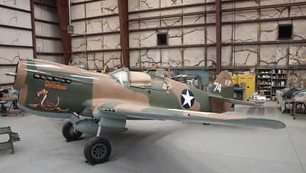 Messerschmitt und P-40 in Arizona