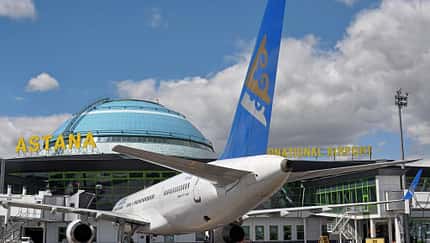 Kasachstans Hauptstadt-Airport Astana