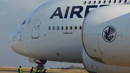 Air France: Erste A380 zur Wartung in Xiamen eingetroffen