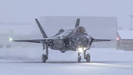 F-35-Tests auf eisiger Runway