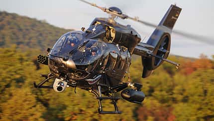Erste Schussversuche mit dem HForce-System in der H145M abgeschlossen
