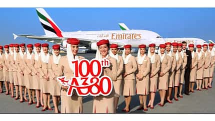 Emirates übernimmt ihren 100. Airbus A380