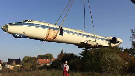 Tupolew Tu-134 eingetroffen