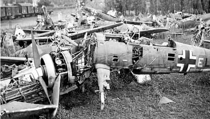 Die Wracks der Luftwaffe in Österreich